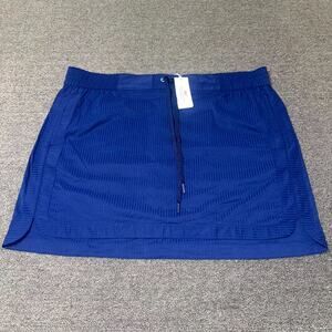 Vineyard Vines Tennis Skirt Womens Blue Performance Stretch Drawstring Plus 3x